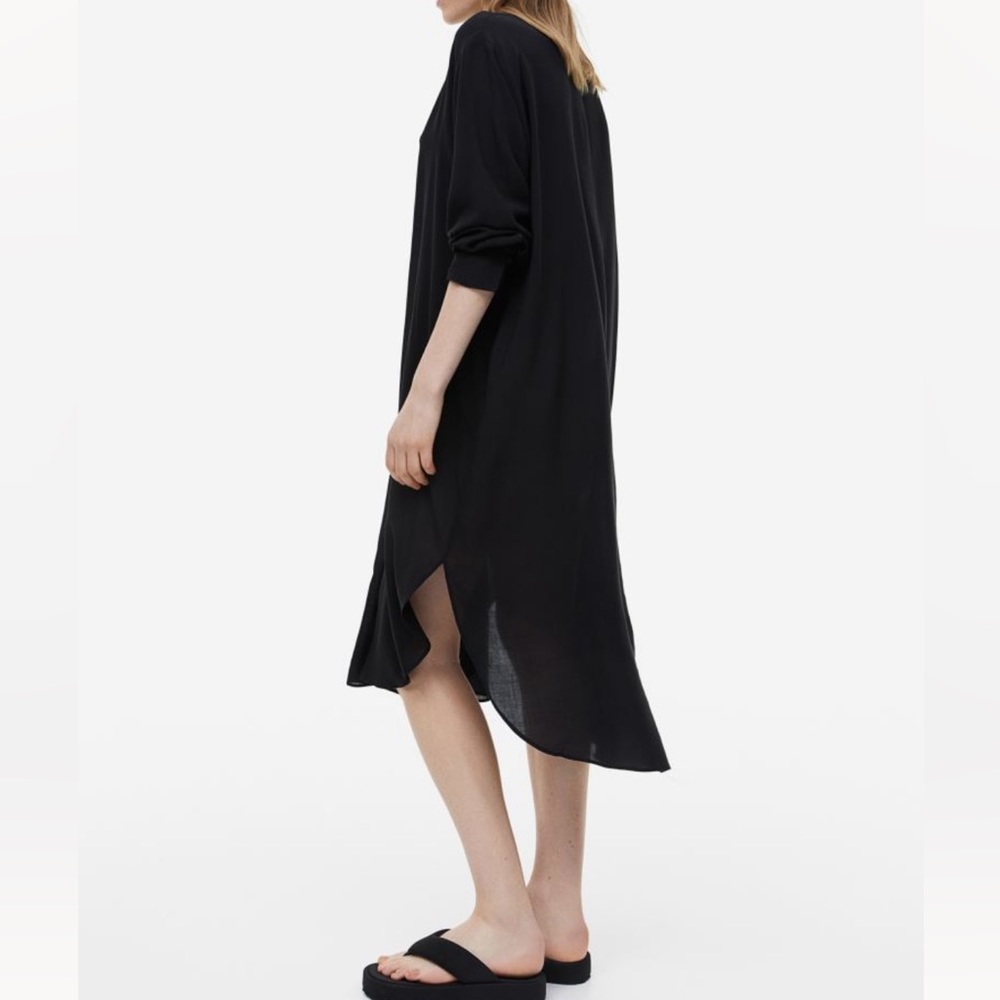 H&M Lyocell-blend shirt dress | NWOT - Picture 6 of 11